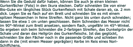 Wenn Sie die Geduld dafür